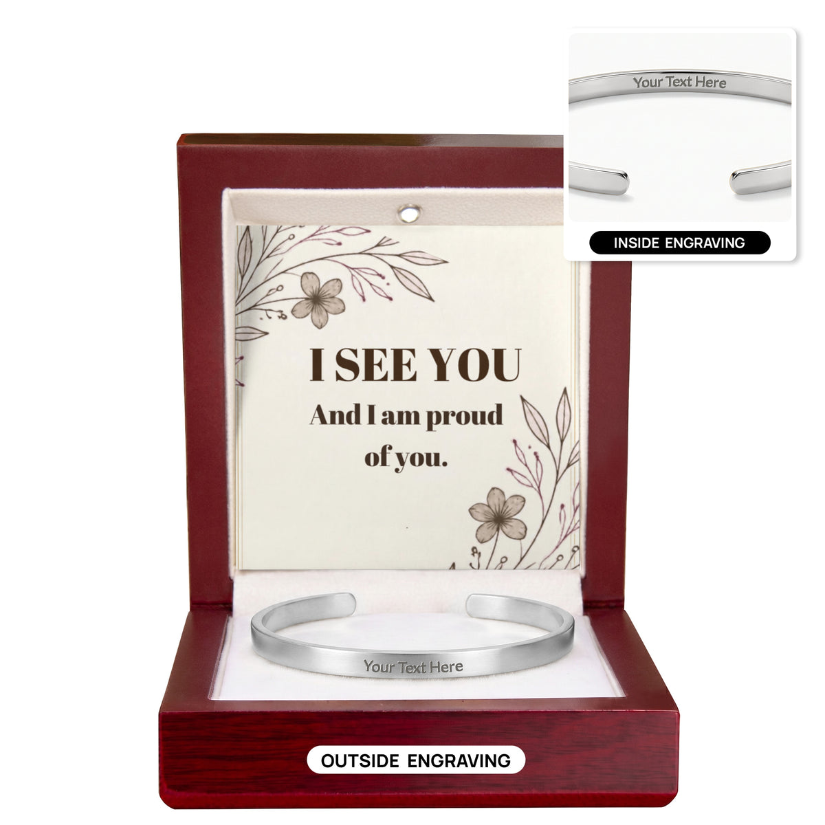 Personalized Engraved Cuff Bracelet | A Timeless Keepsake