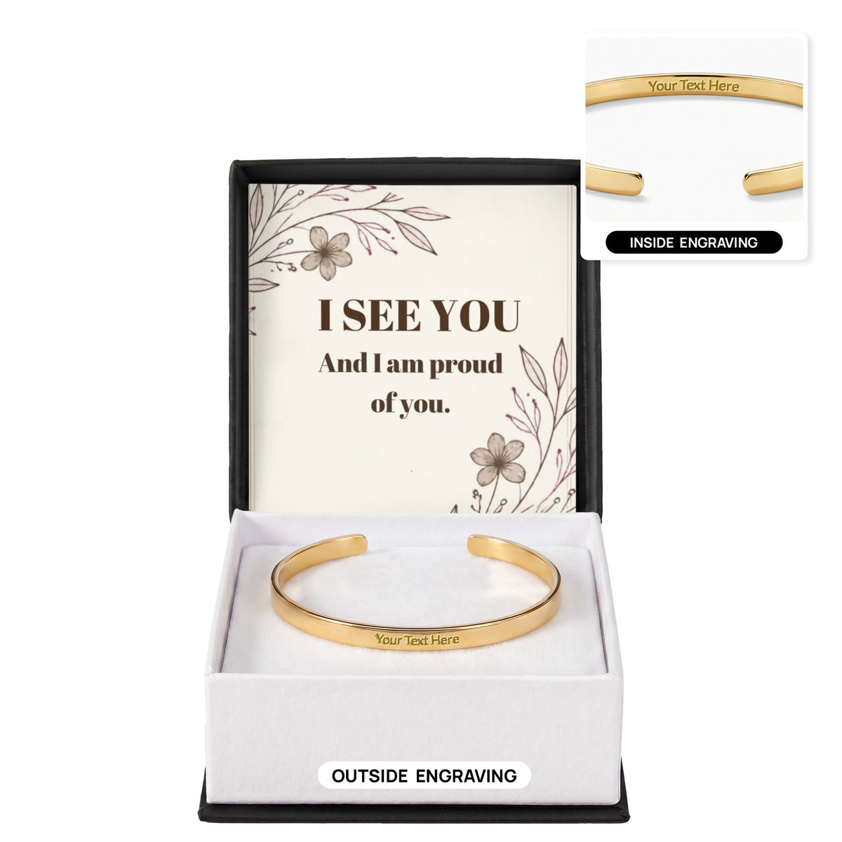 Personalized Engraved Cuff Bracelet | A Timeless Keepsake
