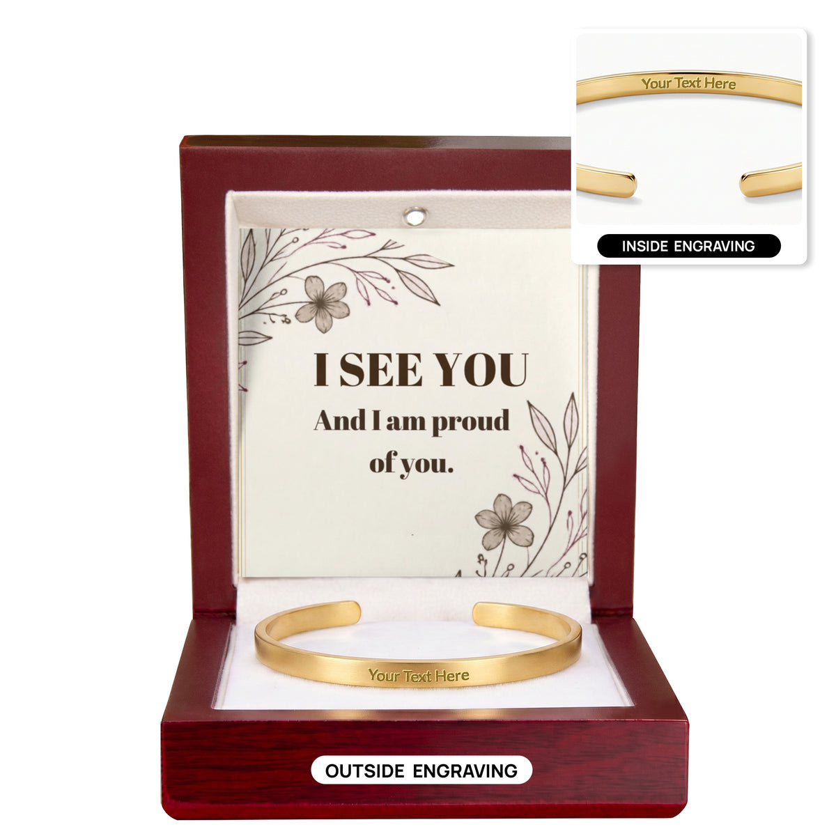 Personalized Engraved Cuff Bracelet | A Timeless Keepsake