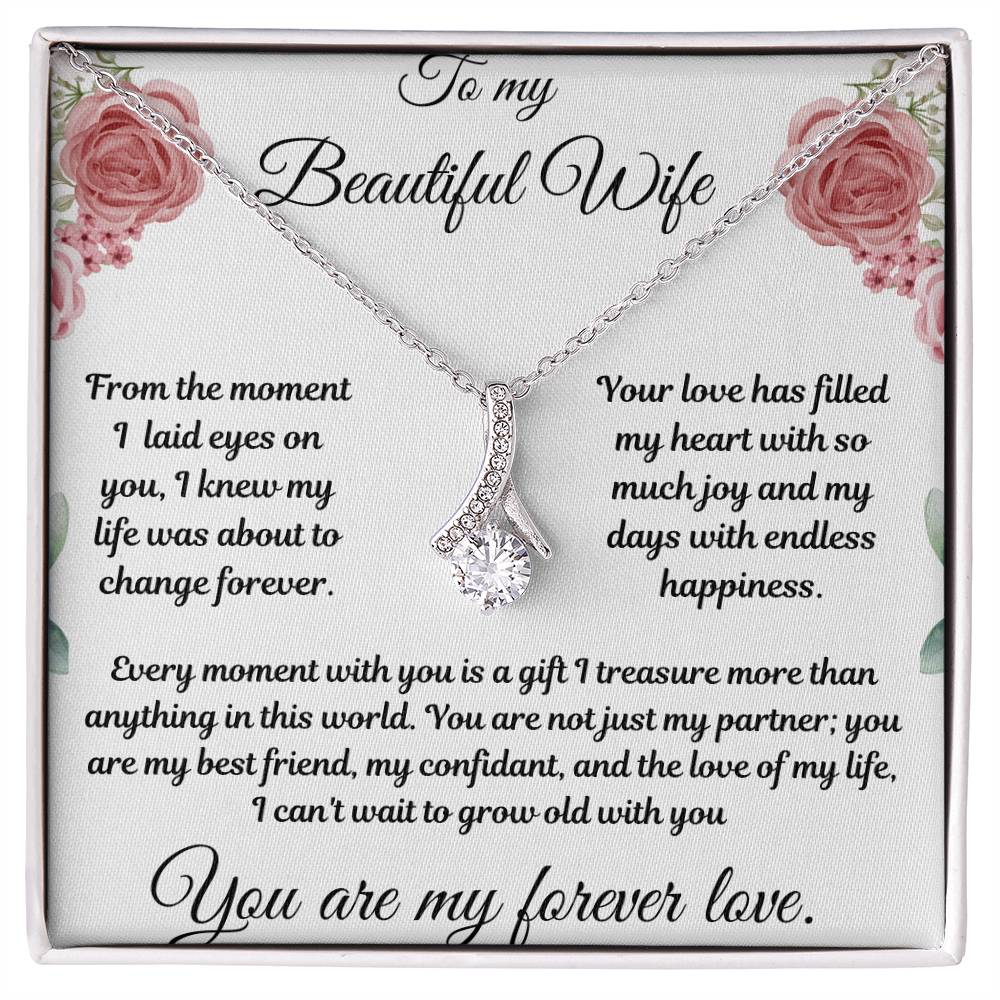 Alluring Beauty Necklace with Devotion Bouquet