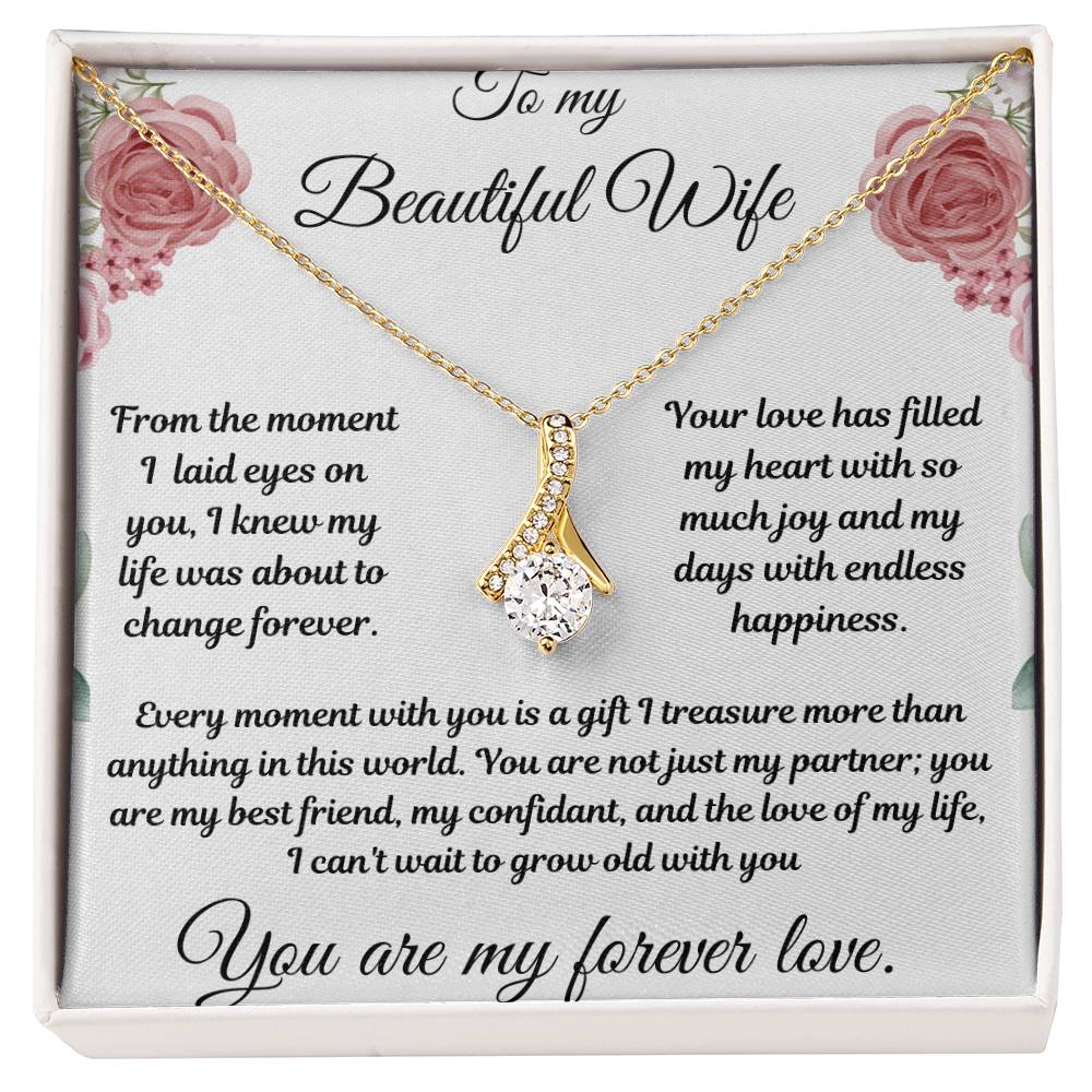 Alluring Beauty Necklace with Devotion Bouquet