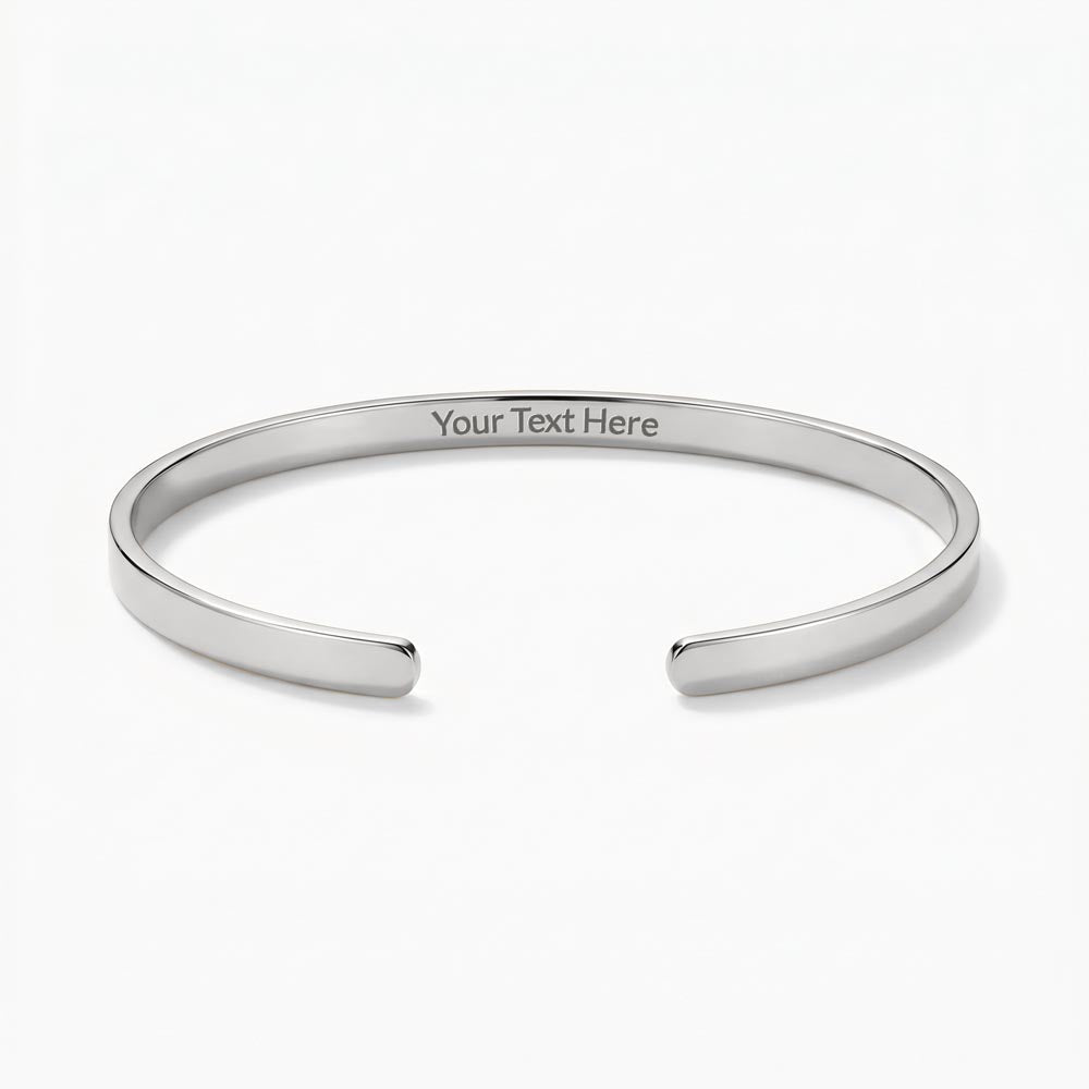 Personalized Engraved Cuff Bracelet | A Timeless Keepsake