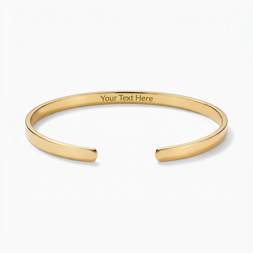 Personalized Engraved Cuff Bracelet | A Timeless Keepsake