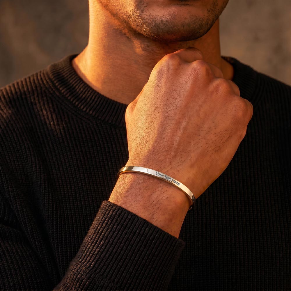 Personalized Engraved Cuff Bracelet | A Timeless Keepsake