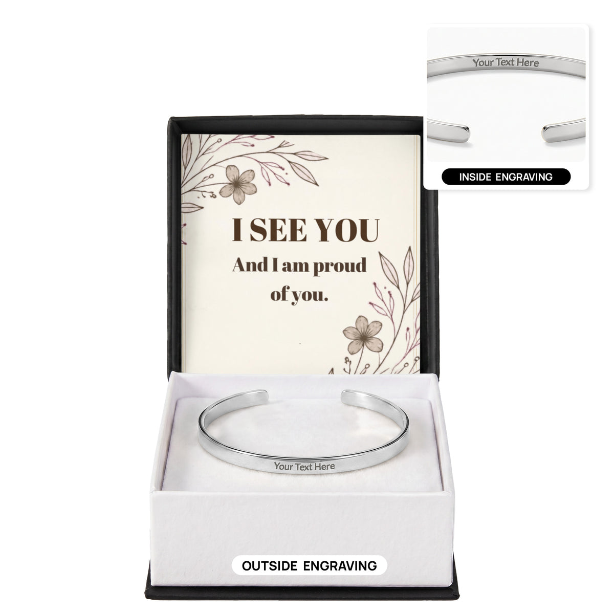 Personalized Engraved Cuff Bracelet | A Timeless Keepsake