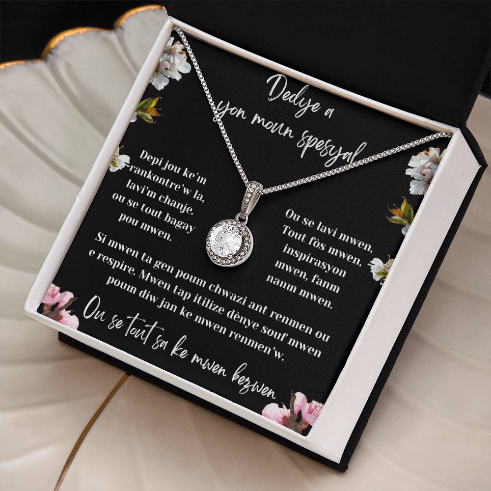 Eternal Hope Necklace - So is your love, Beautiful gift for her