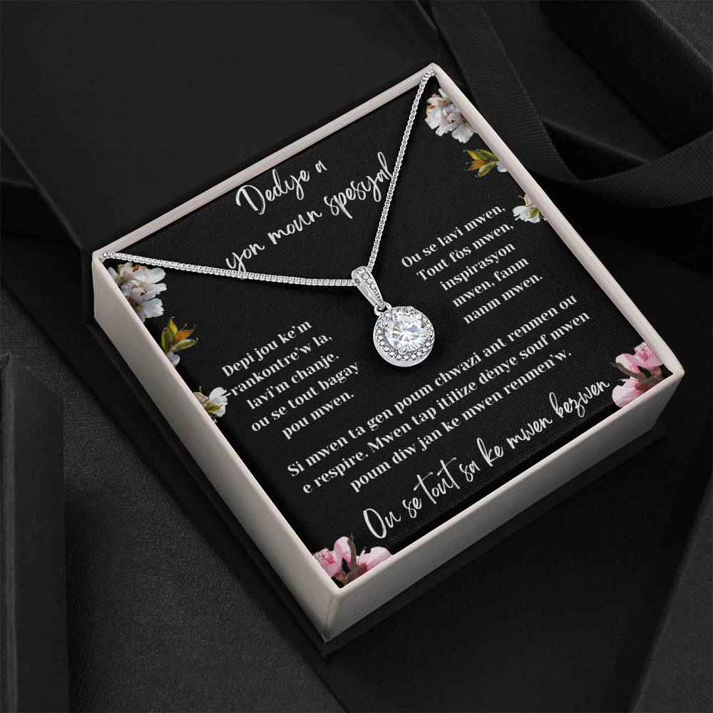 Eternal Hope Necklace - So is your love, Beautiful gift for her