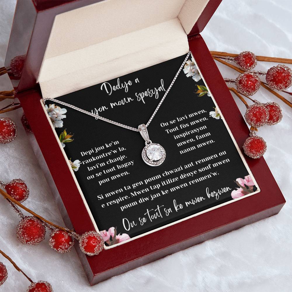 Eternal Hope Necklace - So is your love, Beautiful gift for her