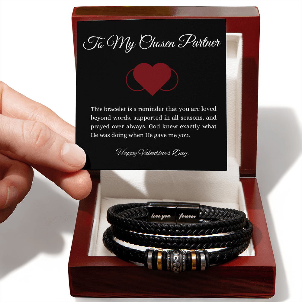 Love You Forever Men's Bracelet