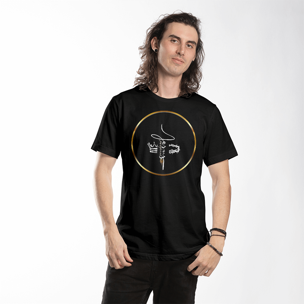 The Everyday Luxury Tee — Bella + Canvas 3001 Airlume Cotton Unisex Shirt-Black