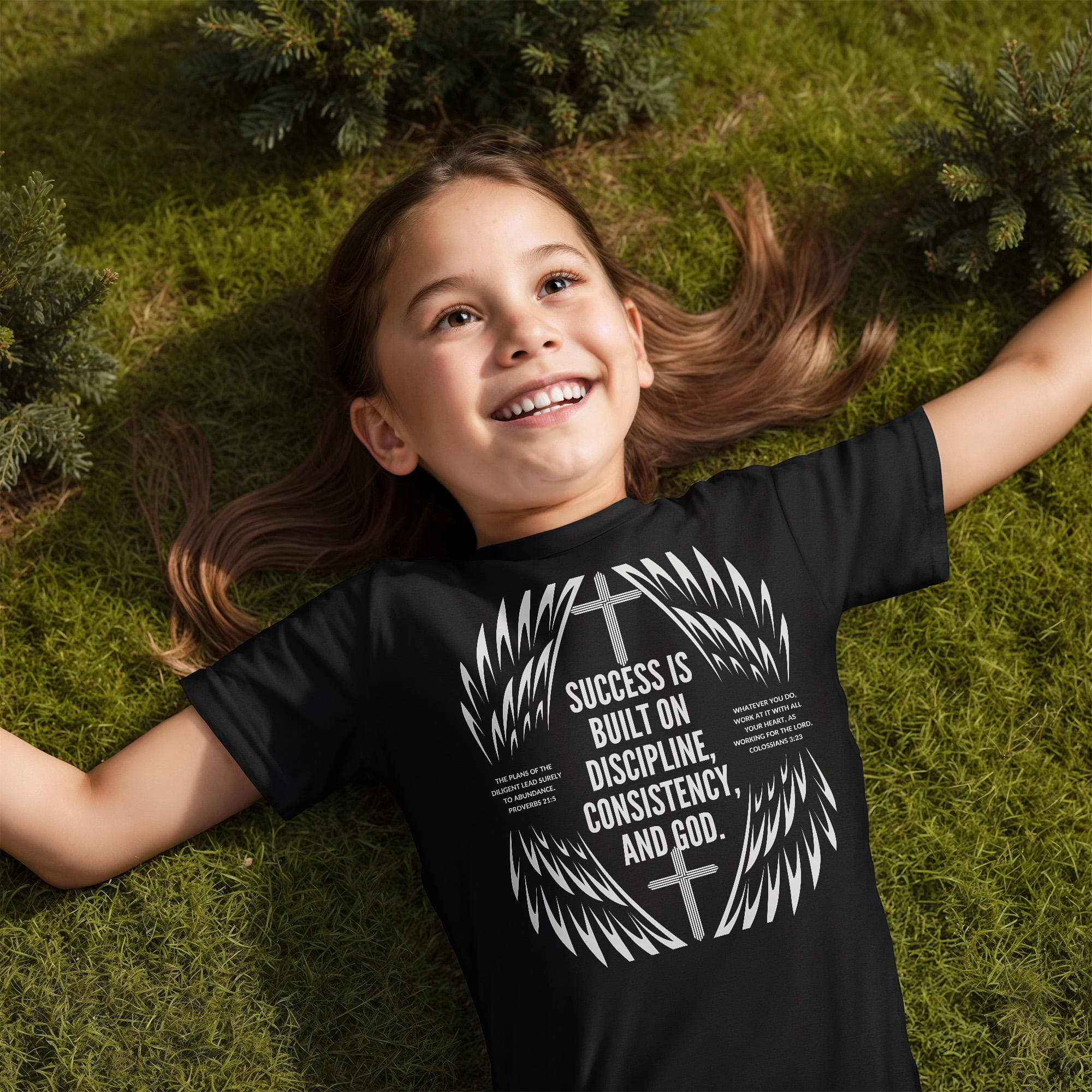 The Everyday Play Tee — Bella + Canvas 3001Y Soft Cotton Youth Shirt-Black