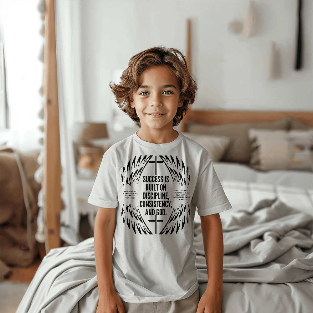 The Everyday Play Tee — Bella + Canvas 3001Y Soft Cotton Youth Shirt- White